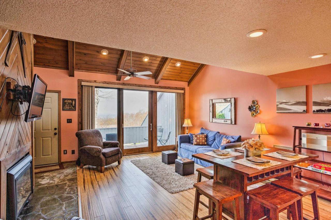 Pet-Friendly Beech Mountain Condo Steps To Slopes Exterior foto